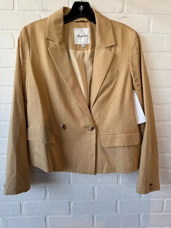 Blazer By Madewell In Tan, Size: M Women's High-End Blazer