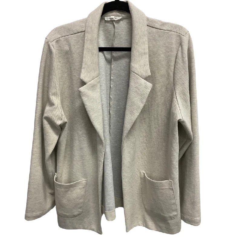 Blazer By Maurices In Grey, Size: Xxl Women's Solid Blazer