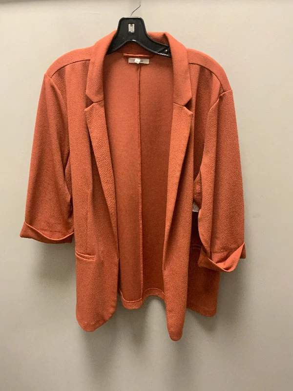 Blazer By Maurices In Orange, Size: 2x Women's Elegant Suit