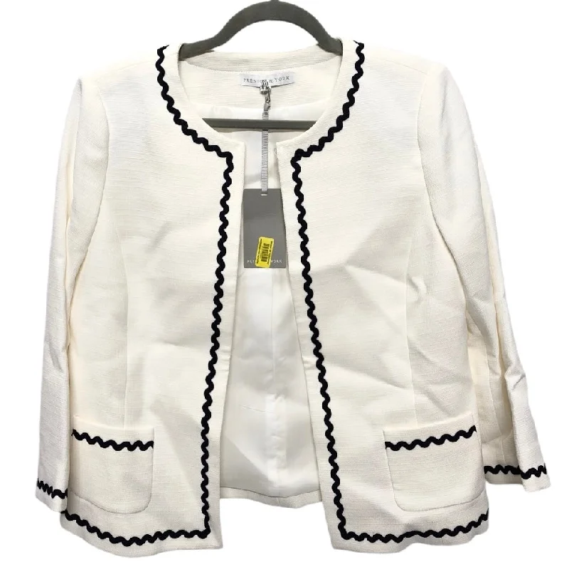 Blazer By Preston And New York In White, Size: 6 Women's Casual Suit