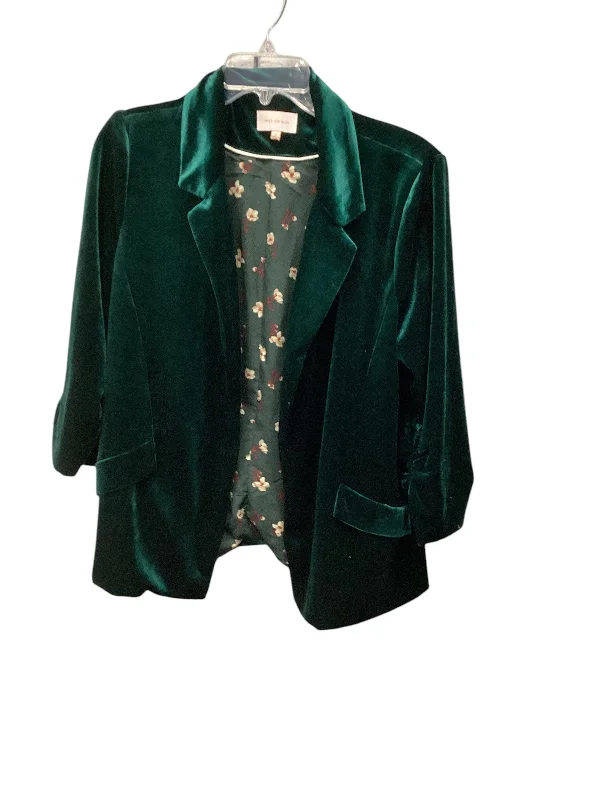 Blazer By Skies Are Blue In Green, Size: L Women's Unique Blazer