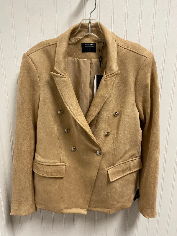 Blazer By Tahari By Arthur Levine In Tan, Size: L Women's Fashion Blazer