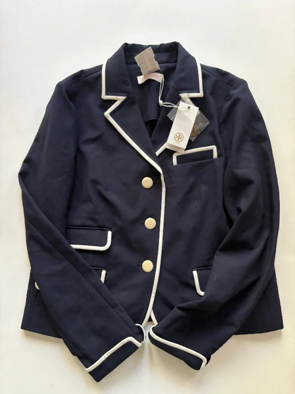 Blazer By Tory Burch In Navy, Size: Xs Women's Trendy Jacket