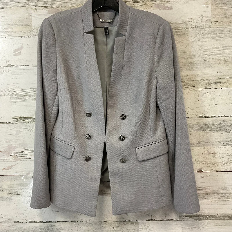 Blazer By White House Black Market In Grey, Size: L Women's Unique Blazer