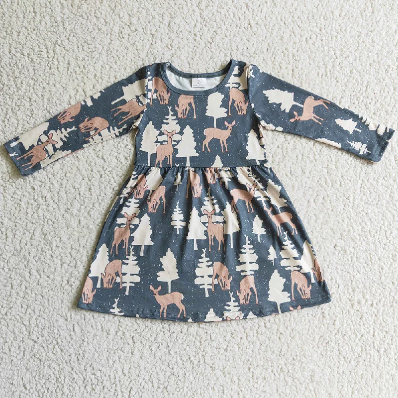 Boutique Baby Girl Dress Christmas Toddler Girls Dress GLD0152 Tunics Essential wardrobe