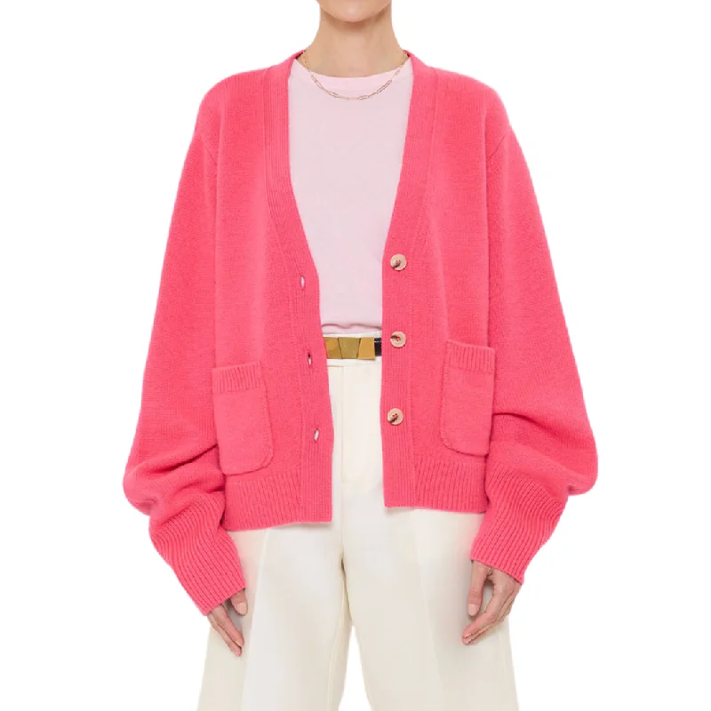 Janelle Cardigan Zippered Front Buttoned Front Snap Front