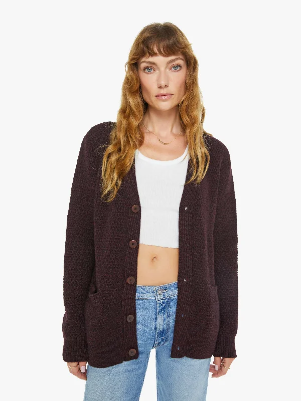 La Paz Abreu Cardigan - Marsala Anti-Pilling Anti-Shrink Durable