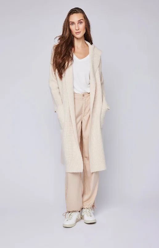 Maeve Cardigan Real Fur Shearling Chenille