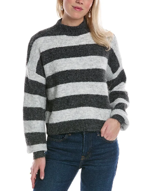 ANNA KAY Richie Cashmere-Blend Pullover Oblong Neck Pullover