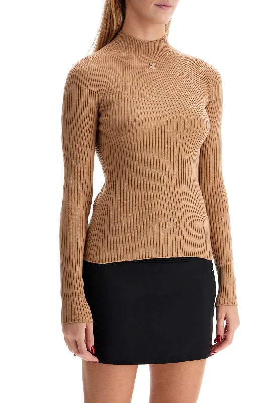 Courreges Fleece Pullover Cashmere Luxurious Pullover