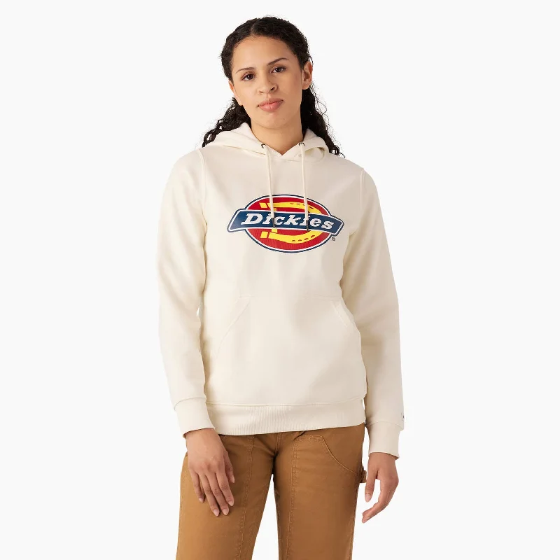 Dickies Women's Heavyweight Logo Pullover Bell Sleeve Stylish