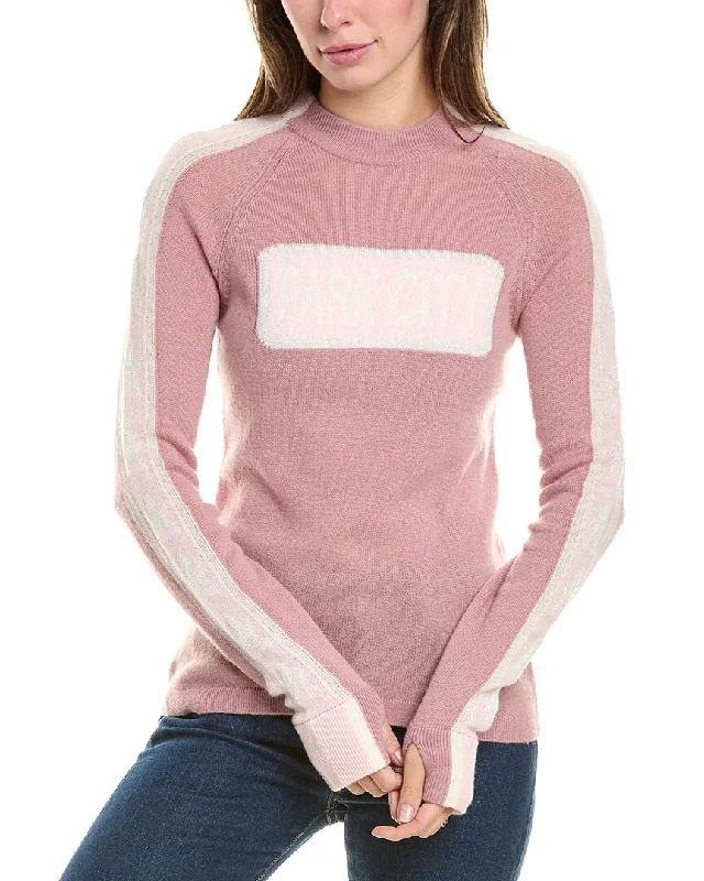 Hannah Rose Park City Wool & Cashmere-Blend Pullover High Neck Pullover