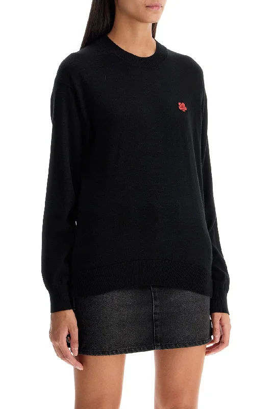 Kenzo Boke Flower Pullover Soft Wool Sweater