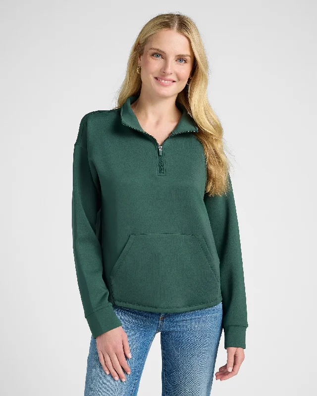 Long Sleeve 1/4 Zip Pullover Fine Merino Wool