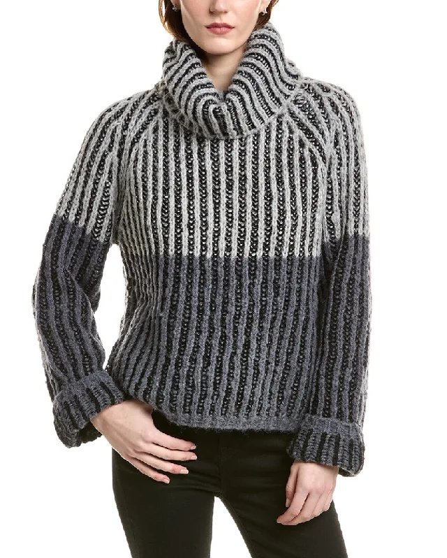 Love Token Daytona Wool-Blend Pullover Honey Neck Pullover