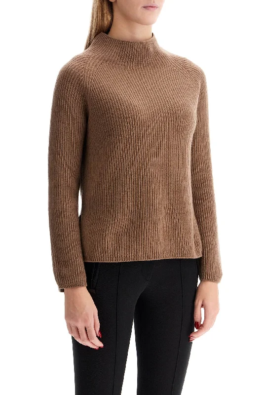 S Max Mara 'english Rib Pullover With ' Sabrina Neck Pullover