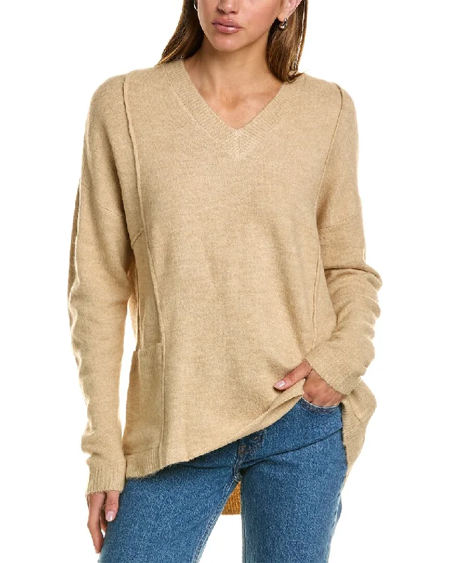 XCVI Lucretia Pullover Cowl Neck Pullover