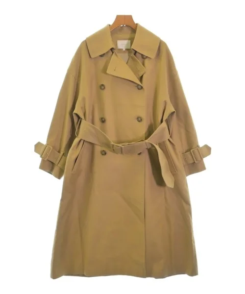 aqua girl Trench coats Pleated Ruffled tiered