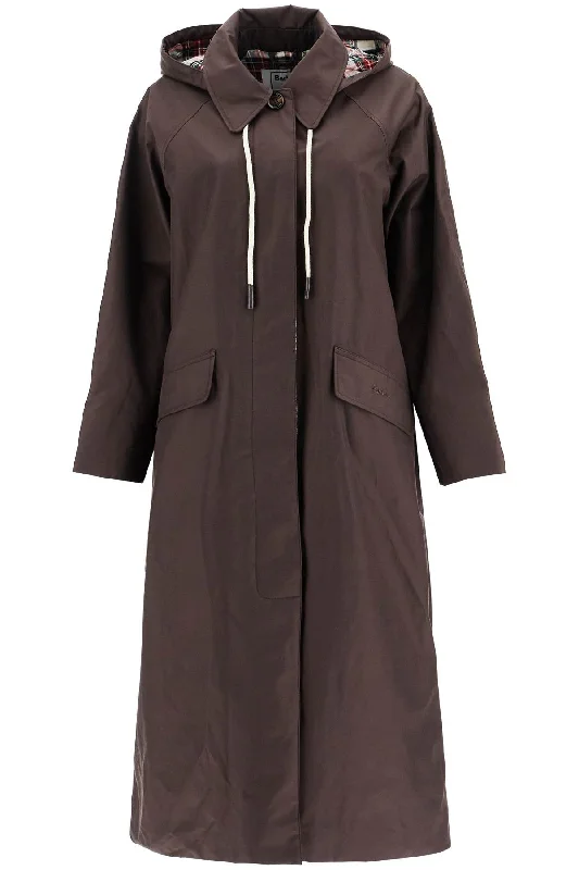 Chung\n\nwaterproof Trench Coat Collaboration Between Natalie  - Brown Boat Shawl Notched