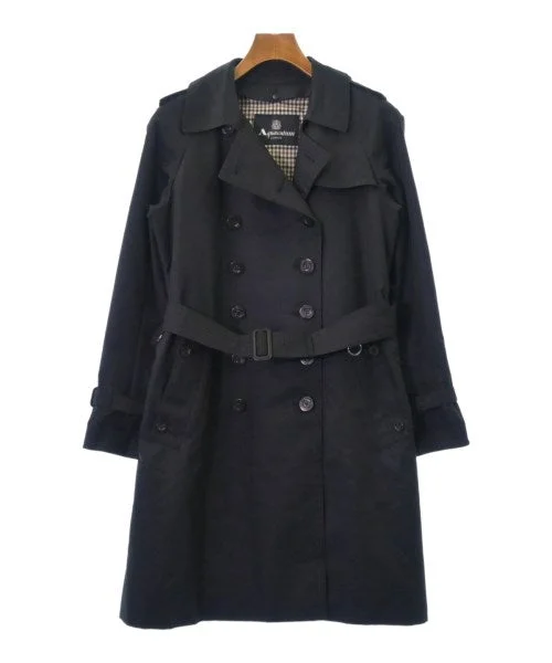 AQUASCUTUM Trench coats Mesh Canvas Denim