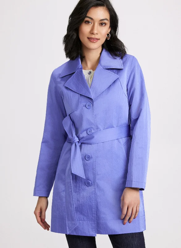 Crinkled Double-Breasted Coat Blazer Duffle Coat Pea Coat