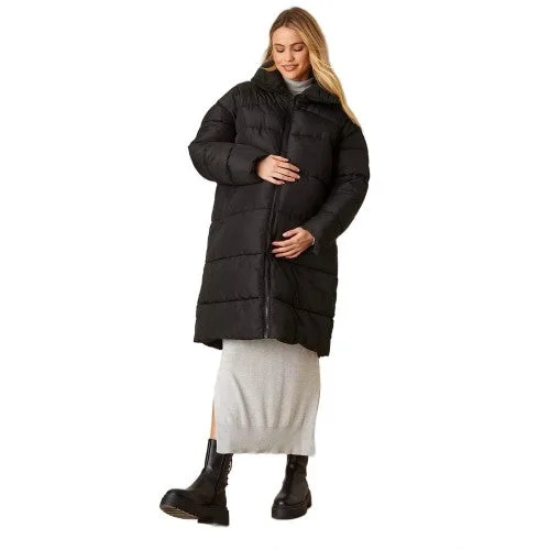 Dorothy Perkins Womens/Ladies Longline Padded Maternity Coat Sequined Lace Ribbed