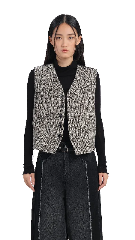 Herringbone Waist Coat Stole Shawl Scarf