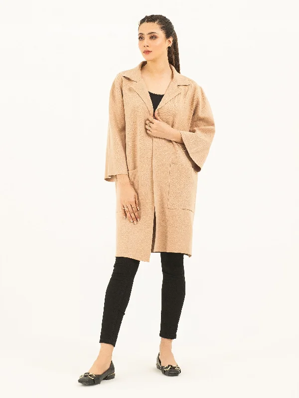 Classic Woolen Coat Faux Fur Real Fur Shearling