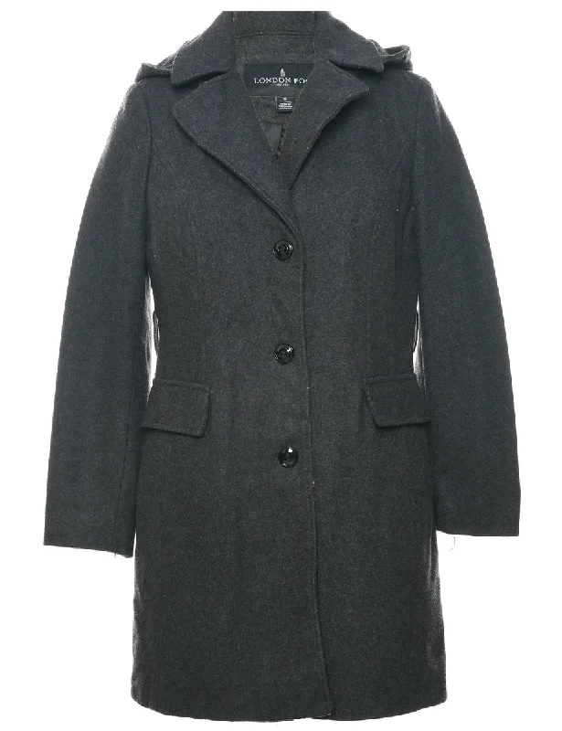 London Fog Wool Coat - S Trench Wool Cashmere