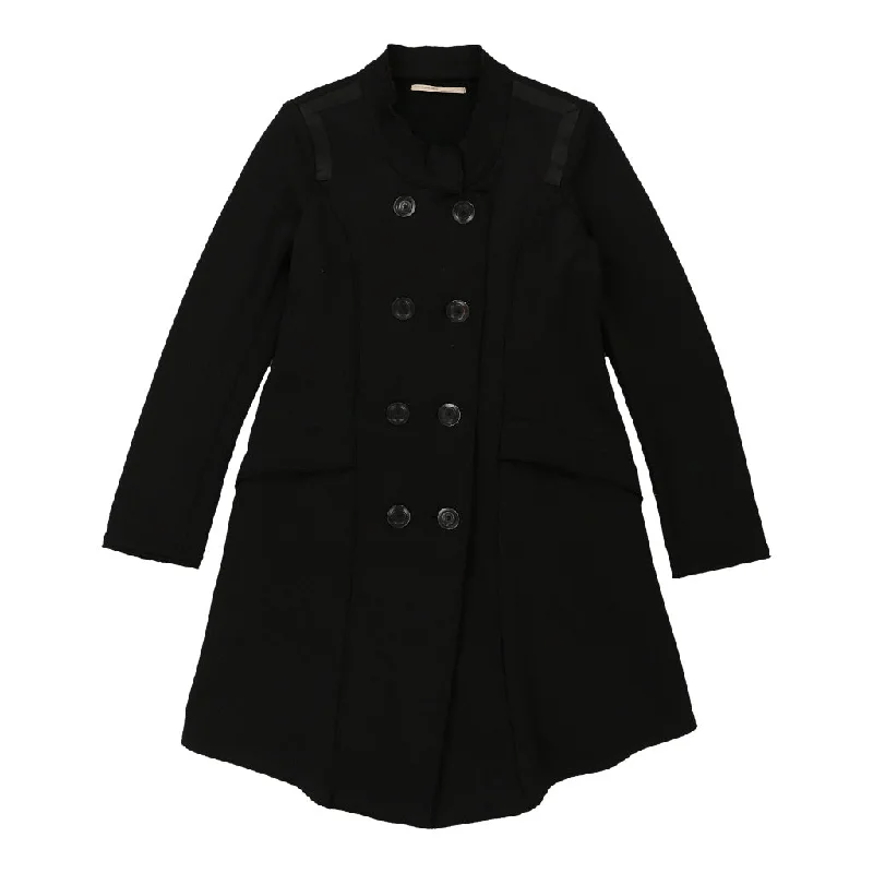 Marithe Francois Girbaud Coat - Small Black Polyamide Nylon Polyester Spandex