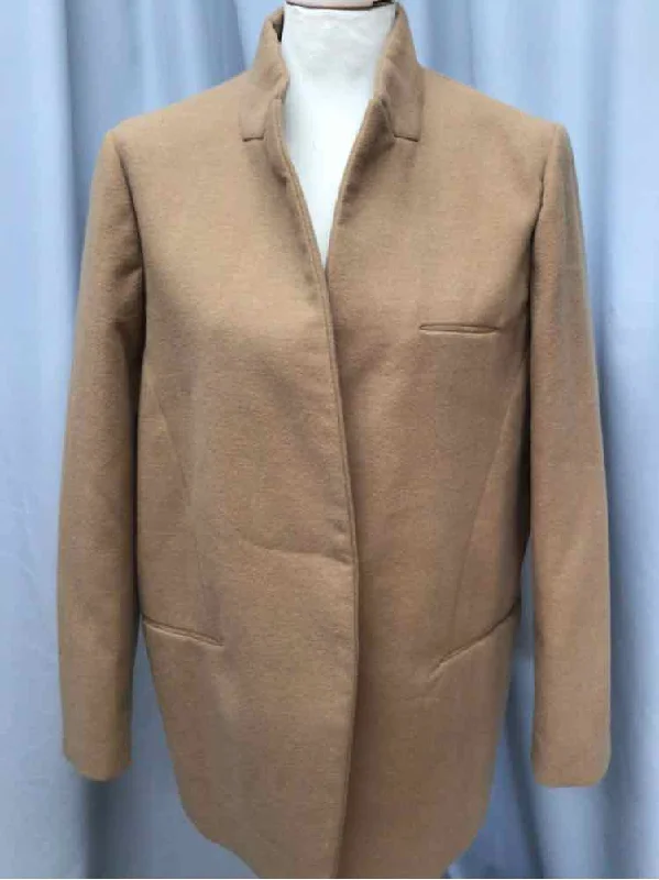 ZARA SIZE LARGE Ladies COAT Vent Hem Cuff